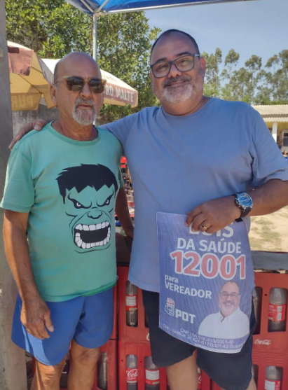 Um momento muito especial com meu amigo José Luiz, repleto de boas lembranças.