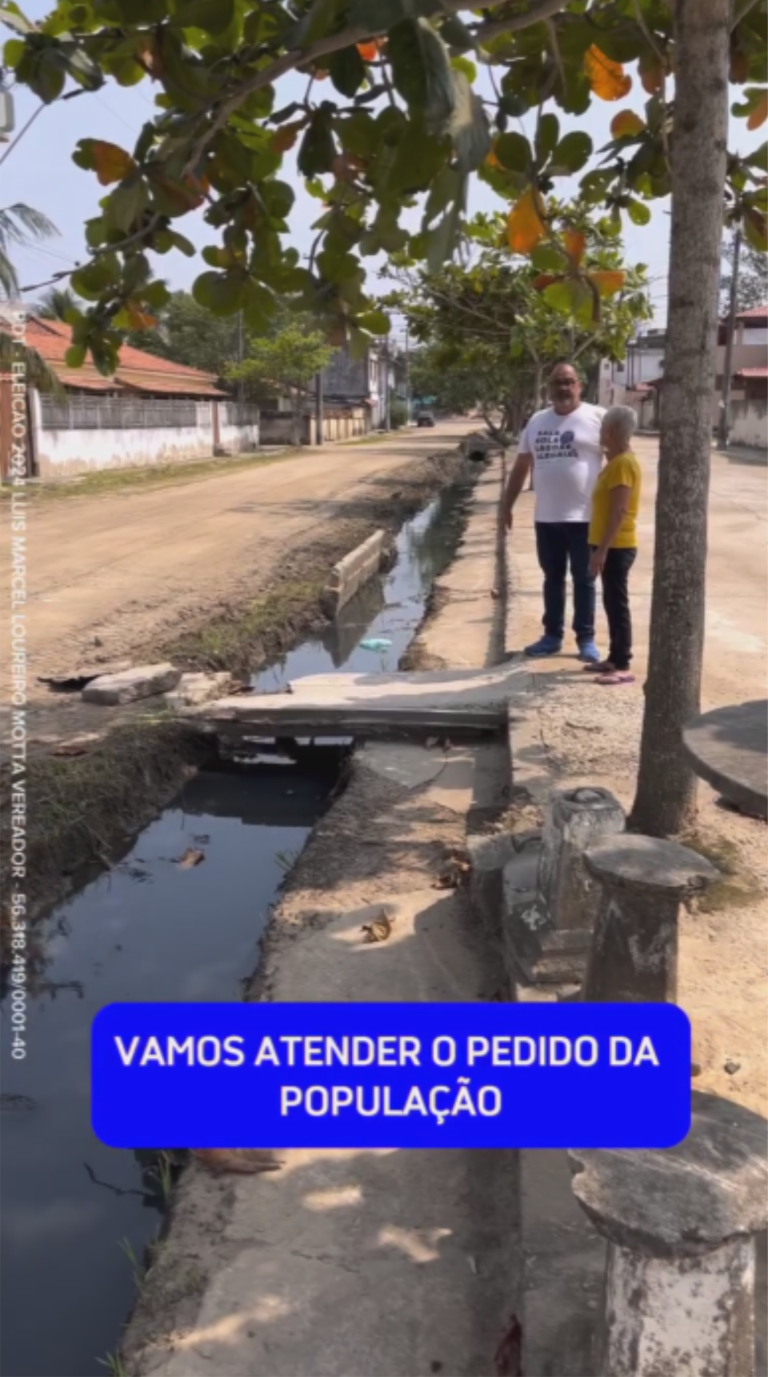 A Prefeitura precisa resolver o esgoto a céu aberto no bairro Salina Branca.